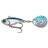 77062 Savage Gear Fat Tail Spin 6.5cm 16g Sinking Blue Silver